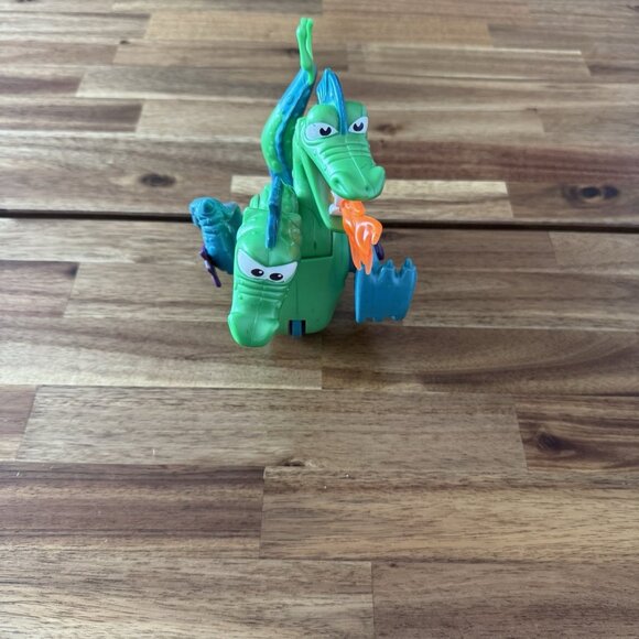 Fisher Price Great Adventures 2 Headed Sea Monster Serpent Dragon 1996 Toy - Picture 2 of 8